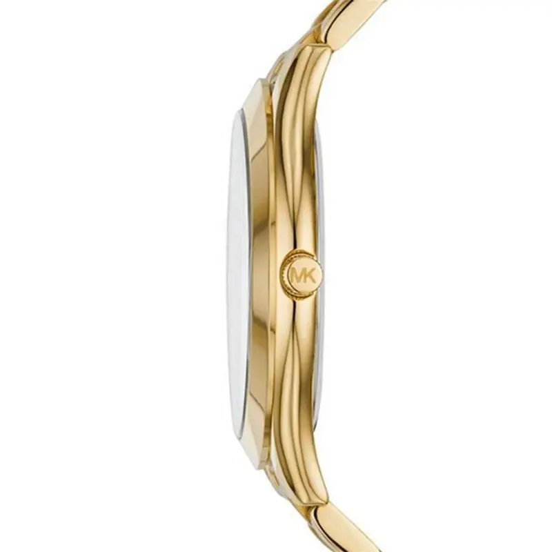 Michael Kors Slim Runway Blue MOP Dial Ladies Watch- MK3492